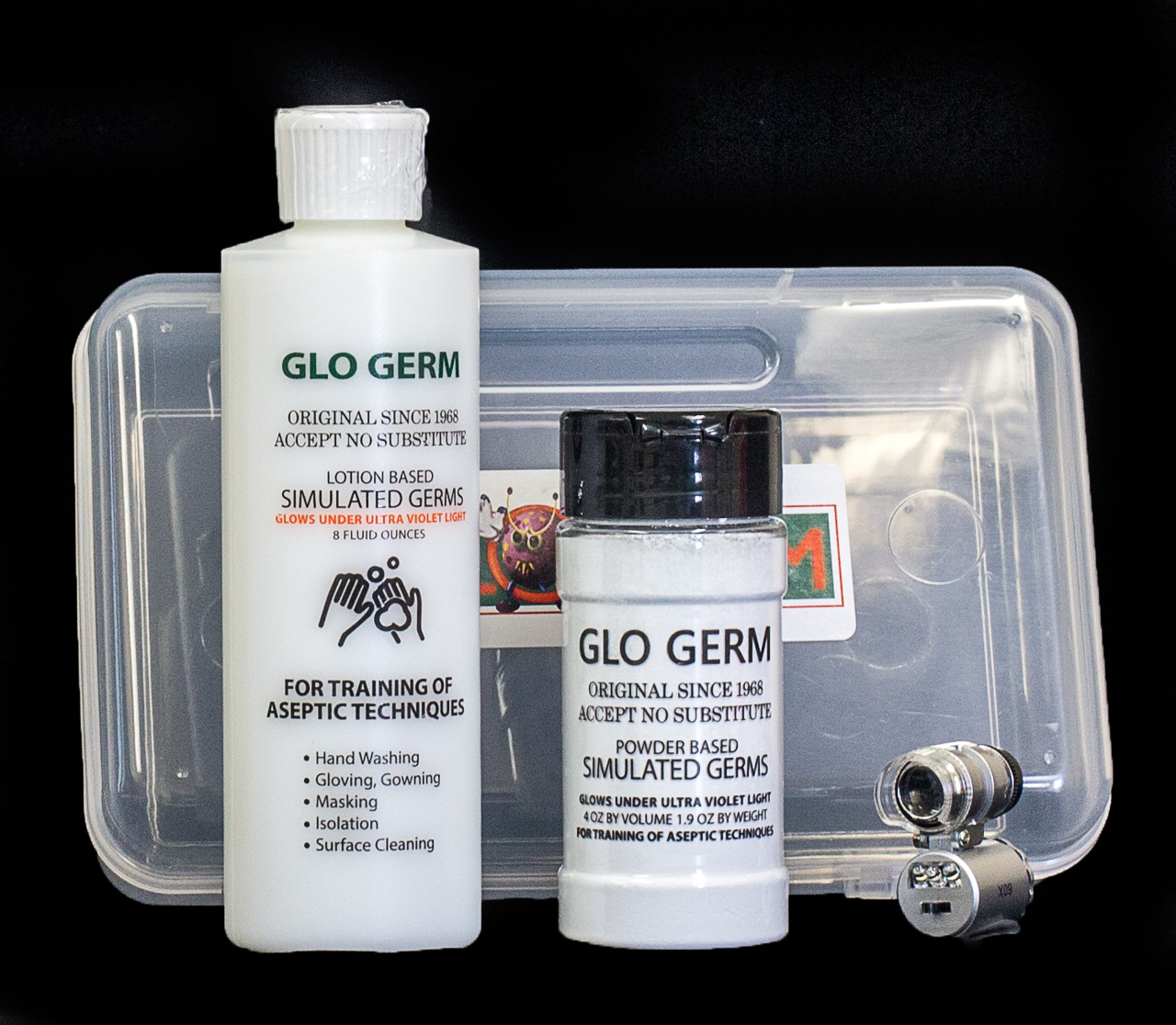 Glo Germ Microscope Kit with Gel Glo Germ