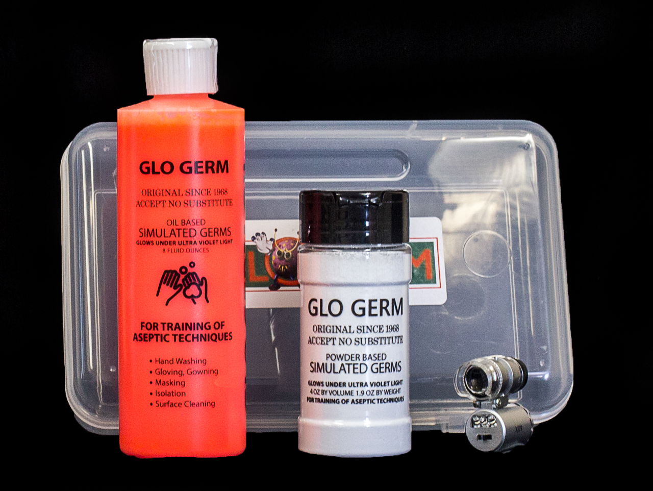 Glo Germ Microscope Kit with Oil Glo Germ